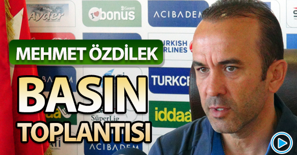 Mehmet Özdilek Basın toplantısı 5 Kasım 2014