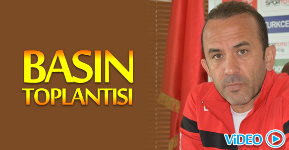 Mehmet Özdilek Basın toplantısı