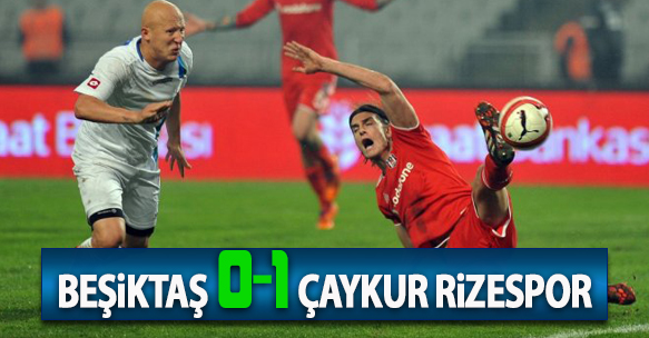 BEŞİKTAŞ 0-1 ÇAYKUR RİZESPOR