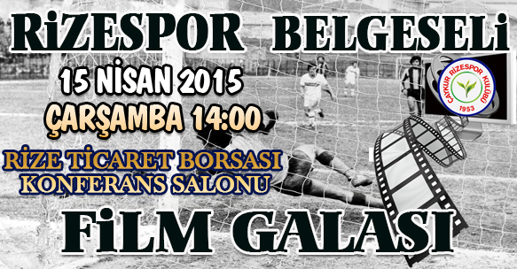 RİZESPOR BELGESELİ FİLM GALASI