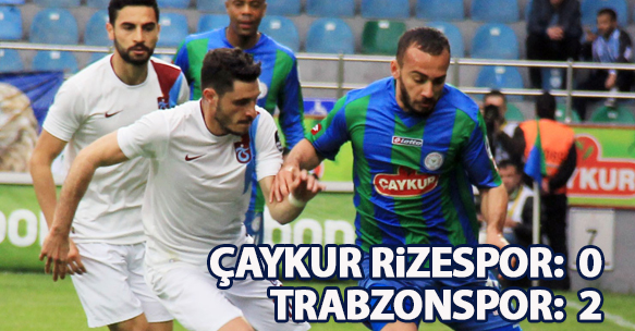 Çaykur Rizespor 0-2 Trabzonspor
