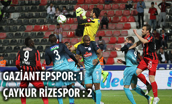 Gaziantepspor 1-2 Çaykur Rizespor