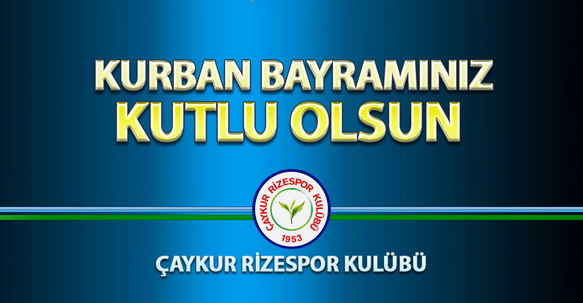 KURBAN BAYRAMINIZ KUTLU OLSUN