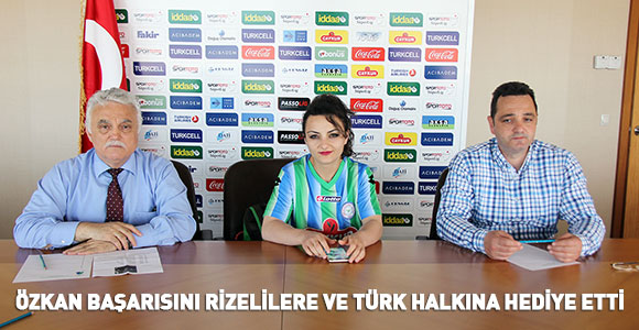 ŞAMPİYON HALTERCİ RİZE'DE