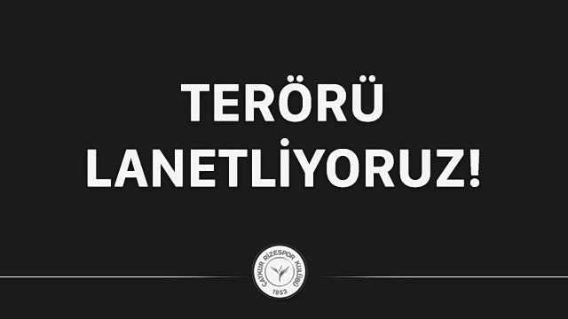 TERÖRÜ LANETLİYORUZ!