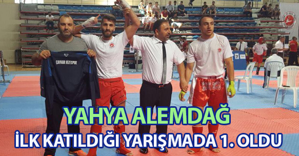 Kick Boks Türkiye Şampiyonu Çaykur Rizespor'dan Yahya Alemdağ