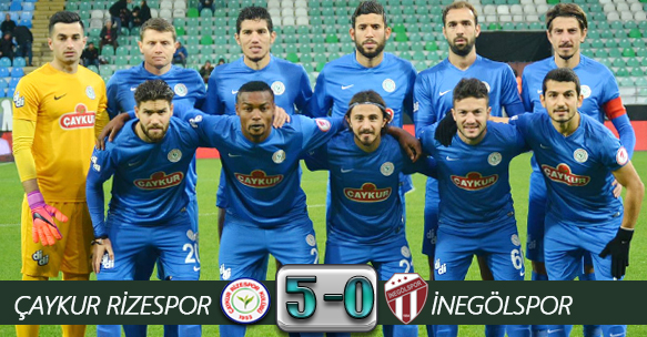 ÇAYKUR RİZESPOR 5-0 İNEGÖLSPOR
