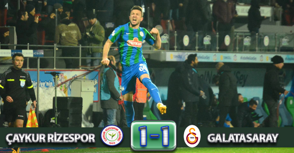 ÇAYKUR RİZESPOR 1-1 GALATASARAY