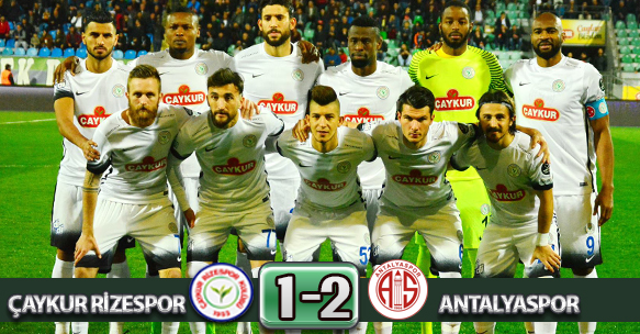 ÇAYKUR RİZESPOR 1-2 ANTALYASPOR