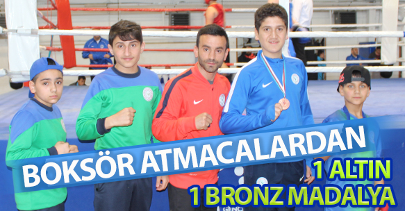 BOKSÖR ATMACALARDAN 1 ALTIN 1 BRONZ MADALYA