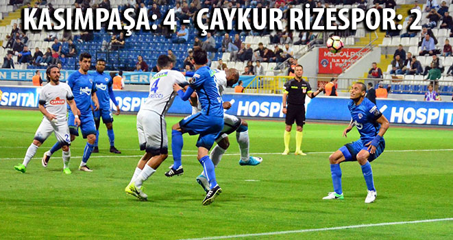 KASIMPAŞA: 4 - ÇAYKUR RİZESPOR: 2