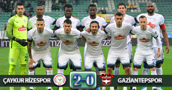 ÇAYKUR RİZESPOR 2-0 GAZİANTEPSPOR