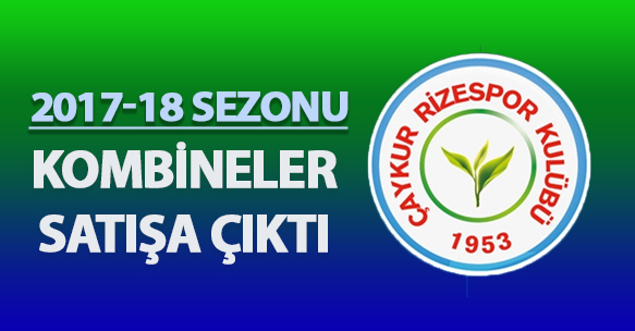 2017-2018 SEZONU KOMBİNELER SATIŞA ÇIKTI