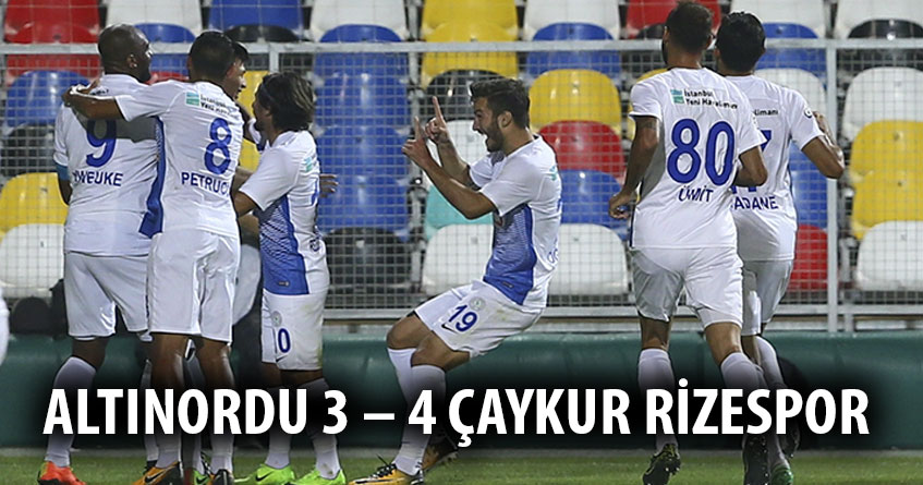 ALTINORDU 3 - 4 ÇAYKUR RİZESPOR