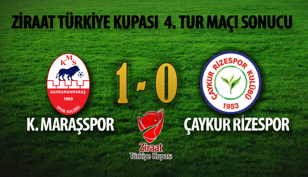 K.MARAŞSPOR - ÇAYKUR RİZESPOR 1-0