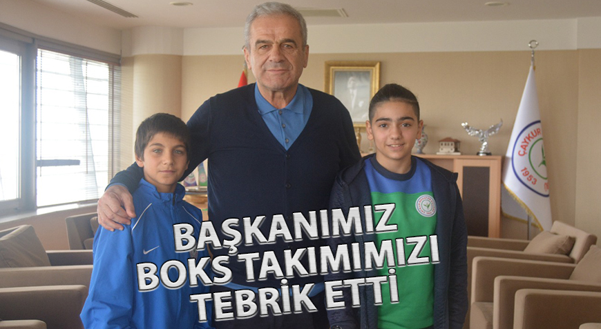 BAŞKANIMIZ BOKS TAKIMIMIZI TEBRİK ETTİ