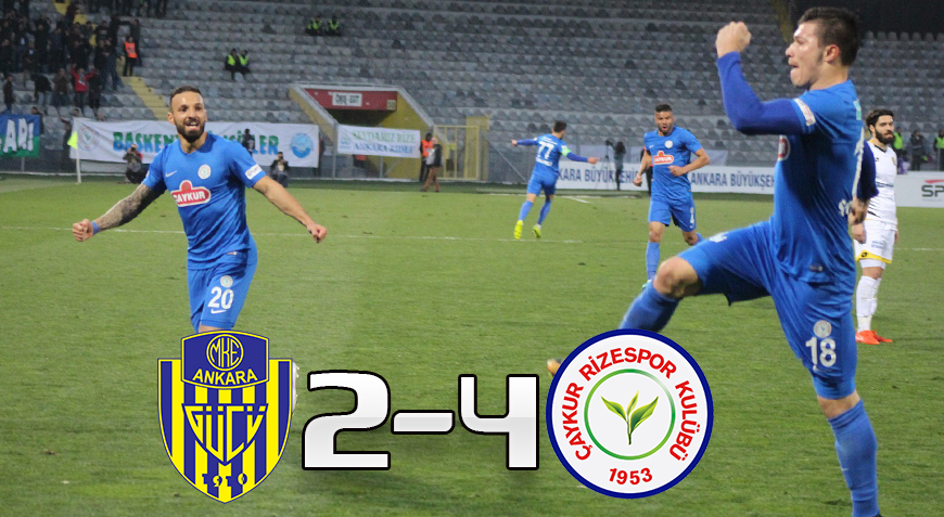 MKE ANKARAGÜCÜ 2-4 ÇAYKUR RİZESPOR