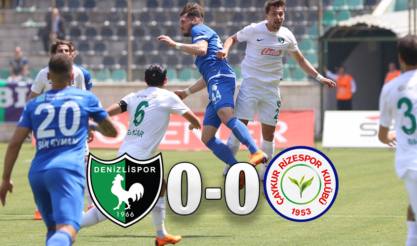 DENİZLİSPOR 0-0 ÇAYKUR RİZESPOR