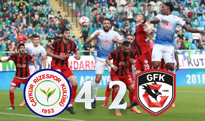 ÇAYKUR RİZESPOR 4-2 G. GAZİANTEP FK