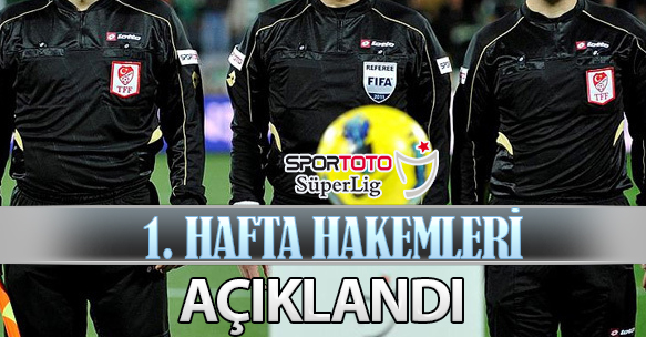 STSL 1. HAFTA HAKEMLERİ AÇIKLANDI