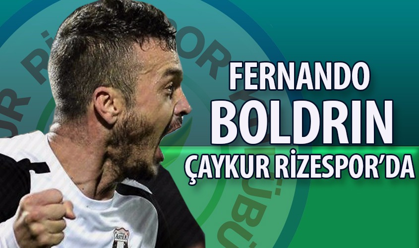 Çaykur Rizespor'umuz Brezilyalı orta saha oyuncusu Fernando Boldrin'i transfer etti.