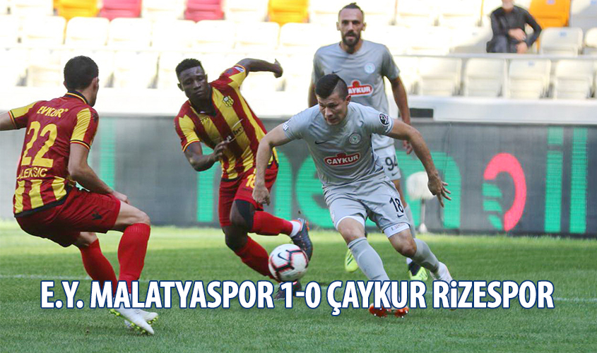 EVKUR YENİ MALATYASPOR 1-0 ÇAYKUR RİZESPOR