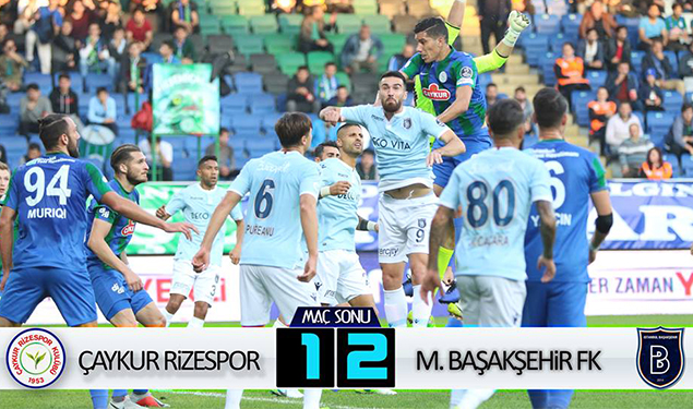 ÇAYKUR RİZESPOR 1-2 M. BAŞAKŞEHİR