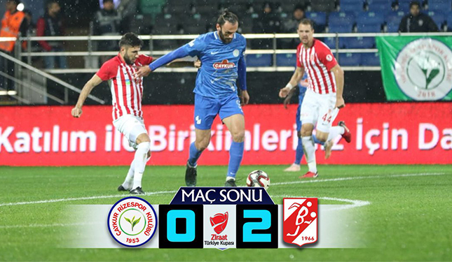 ÇAYKUR RİZESPOR 0-2 BALIKESİR BALTOK