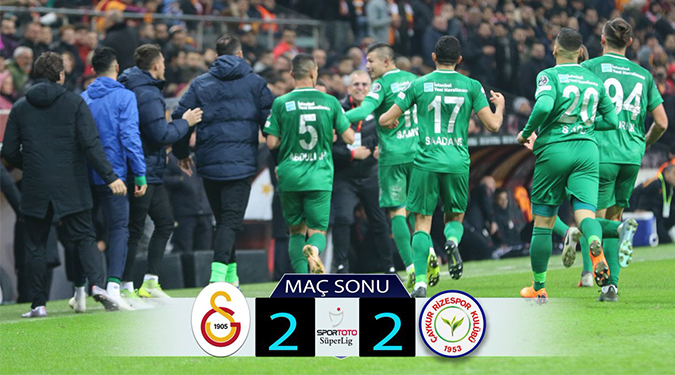 GALATASARAY 2-2 ÇAYKUR RİZESPOR