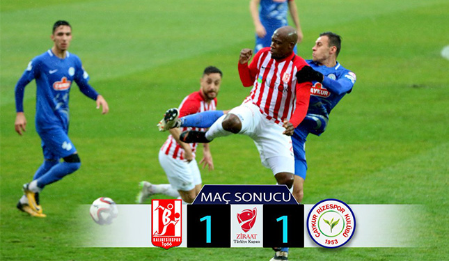 BALIKESİRSPOR BALTOK 1-1 ÇAYKUR RİZESPOR