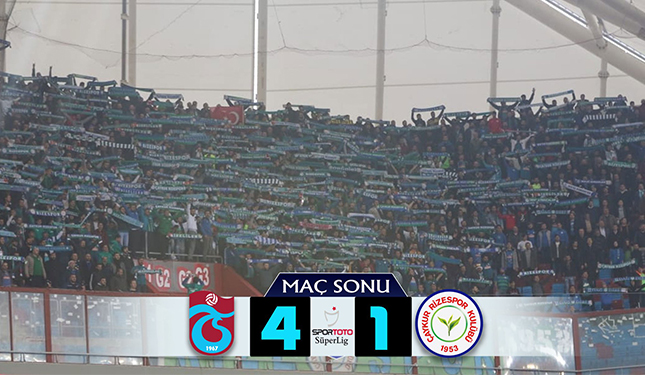 TRABZONSPOR 4-1 ÇAYKUR RİZESPOR