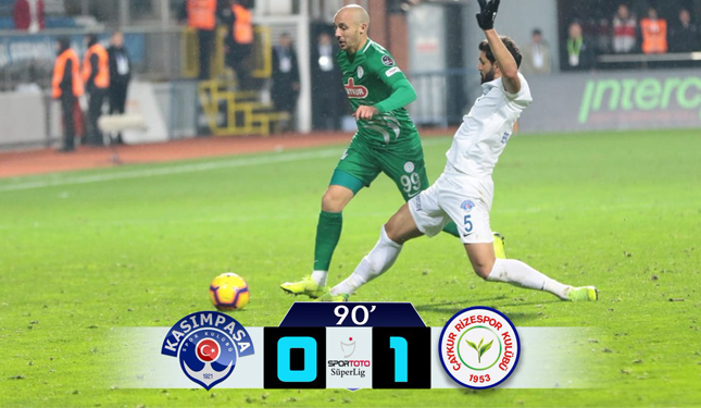 KASIMPAŞA 0-1 ÇAYKUR RİZESPOR