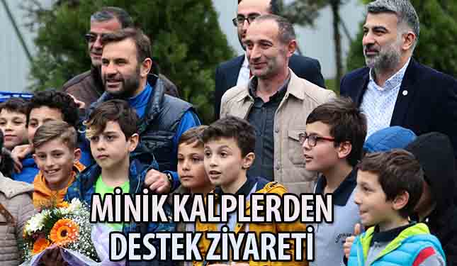 MİNİK KALPLERDEN DESTEK ZİYARETİ