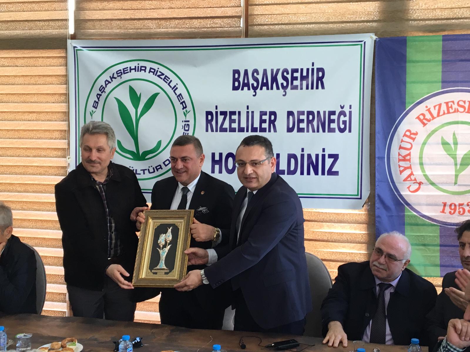 Başakşehir Rizeliler Derneği ziyaret edildi