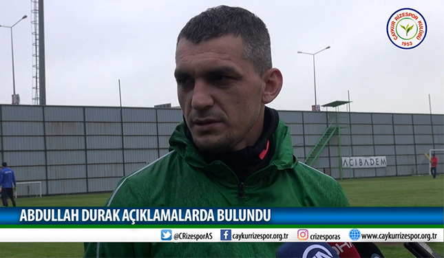 ABDULLAH DURAK RÖPORTAJ