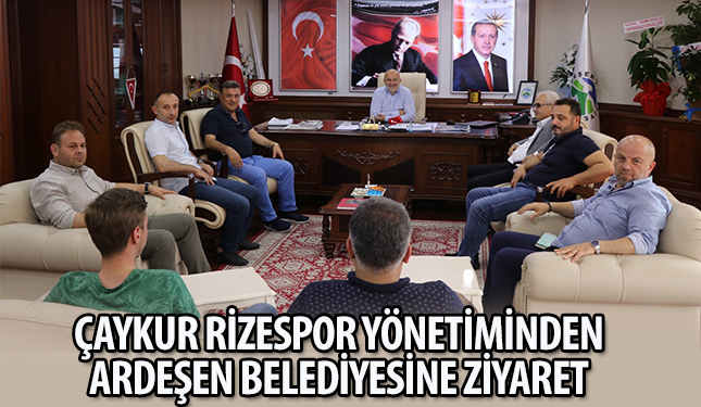 RİZESPOR YÖNETİMİNDEN, ARDEŞEN BELEDİYE BAŞKANI AVNİ KAHYA'YA 53 NUMARALI FORMA