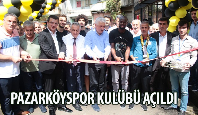 PAZARKÖYSPOR KULUBÜ AÇILDI