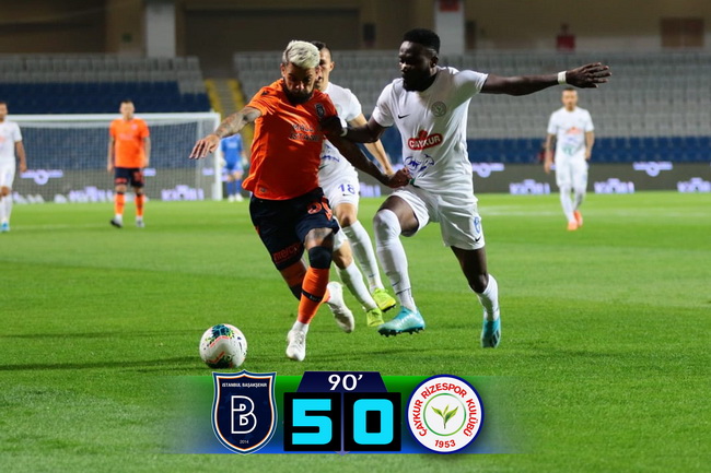 M. BAŞAKŞEHİR 5-0 ÇAYKUR RİZESPOR