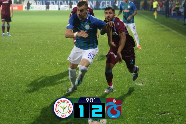 ÇAYKUR RİZESPOR 1-2 TRABZONSPOR