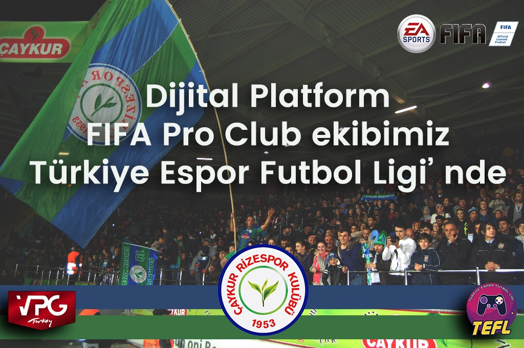 Çaykur Rizespor Espor dijital platformlarda faaliyetlere başladı