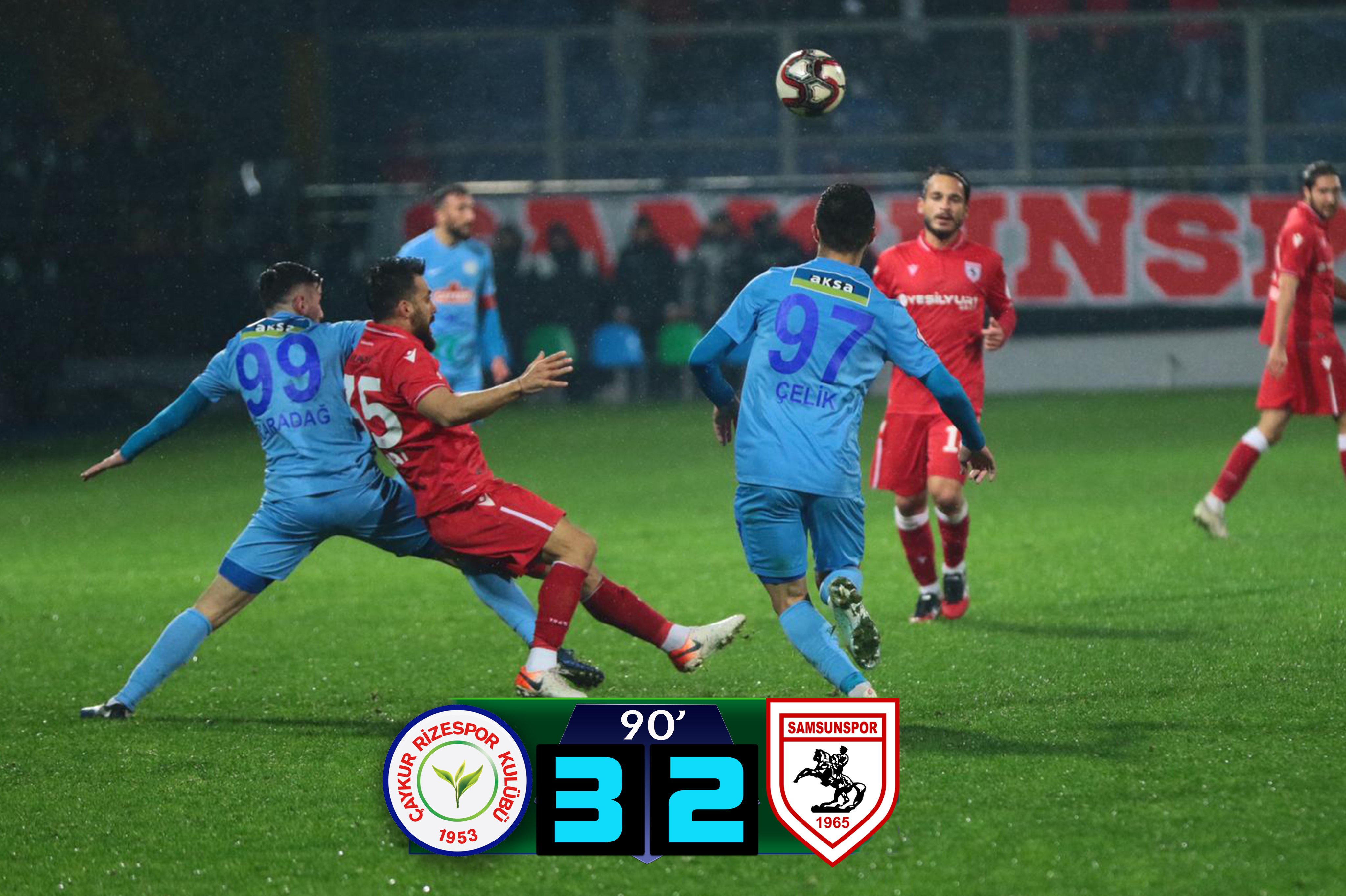 ÇAYKUR RİZESPOR 3-2 YILPORT SAMSUNSPOR