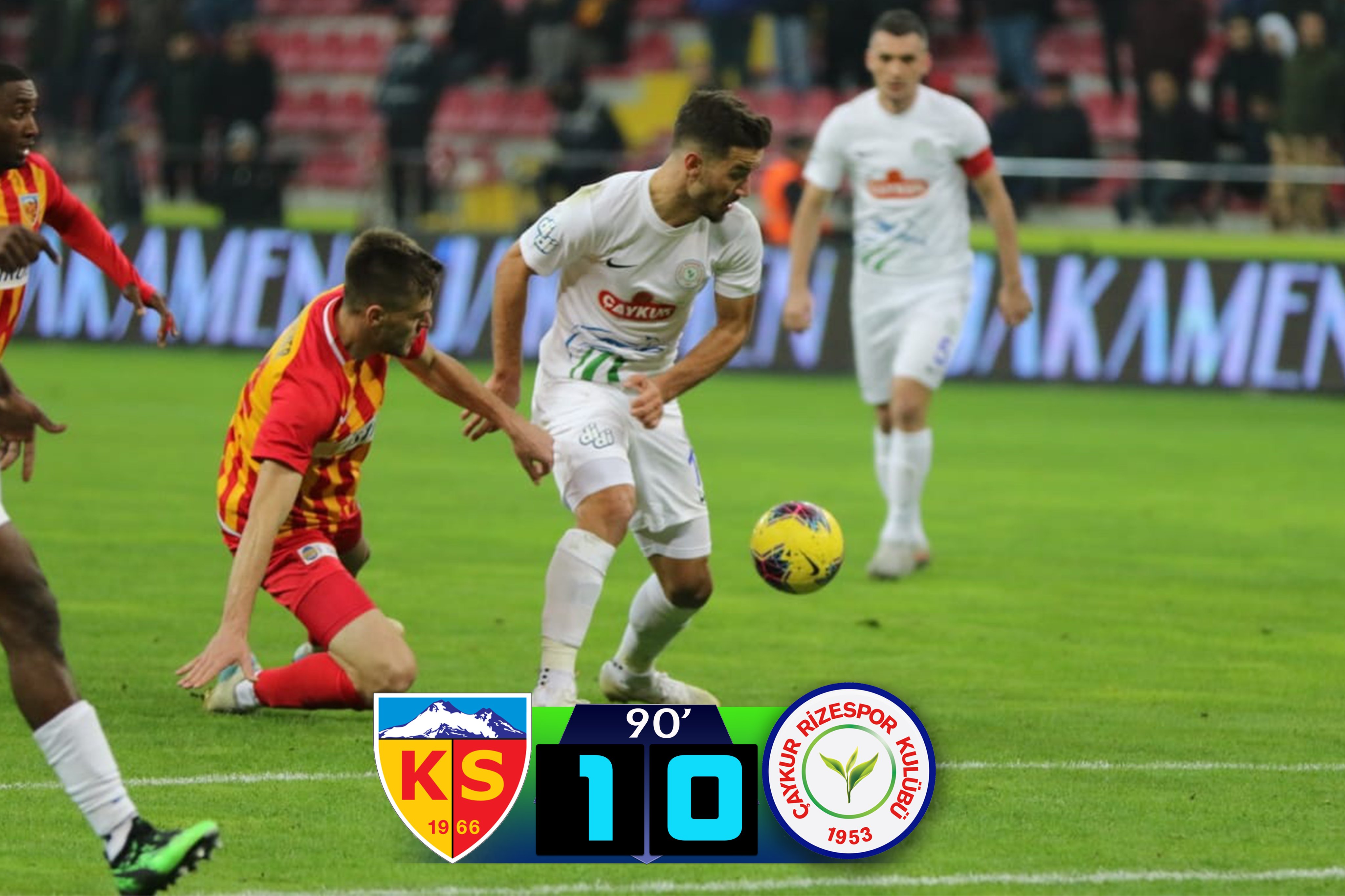 İM KAYSERİSPOR 1-0 ÇAYKUR RİZESPOR