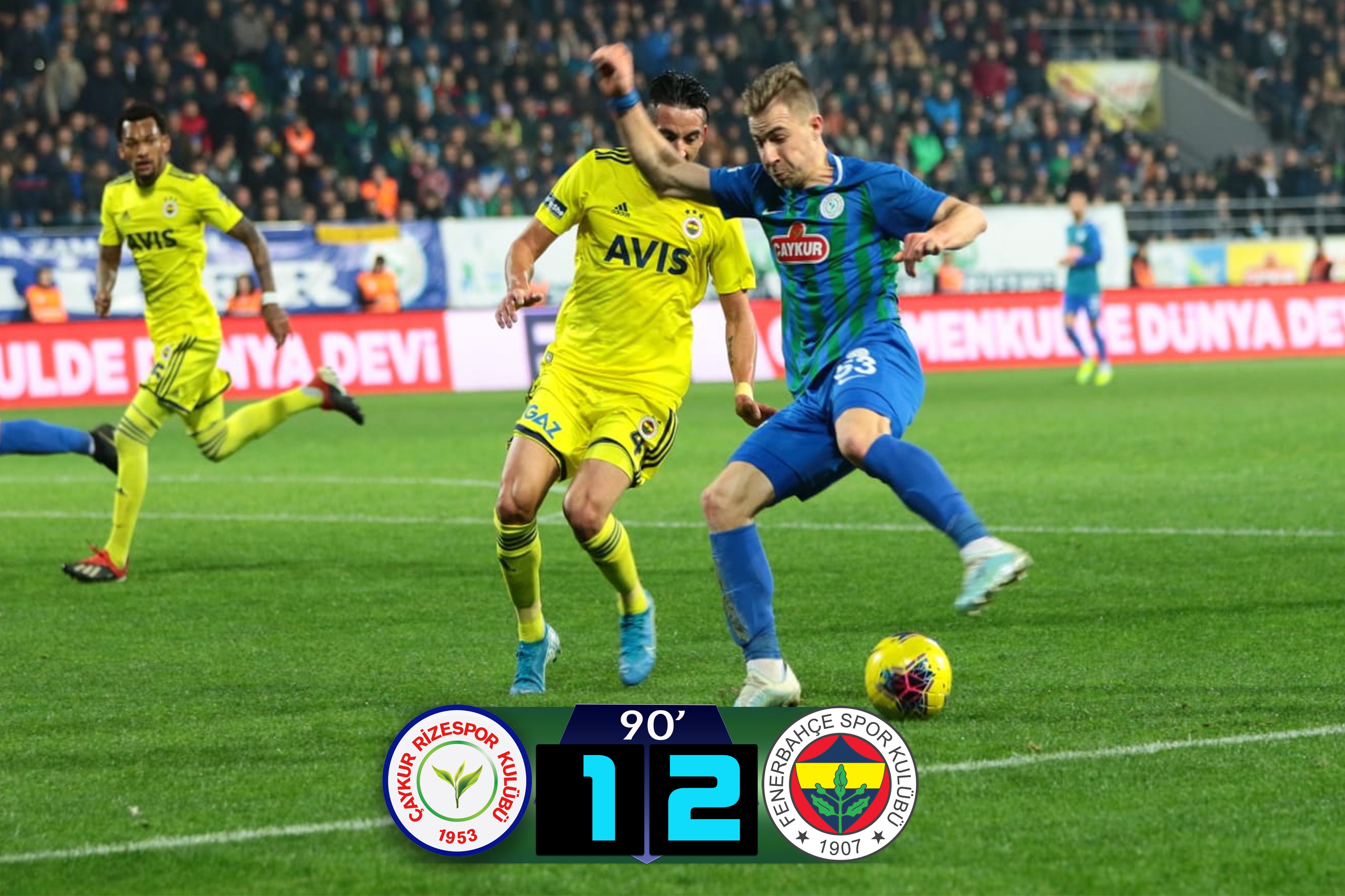 ÇAYKUR RİZESPOR 1-2 FENERBAHÇE