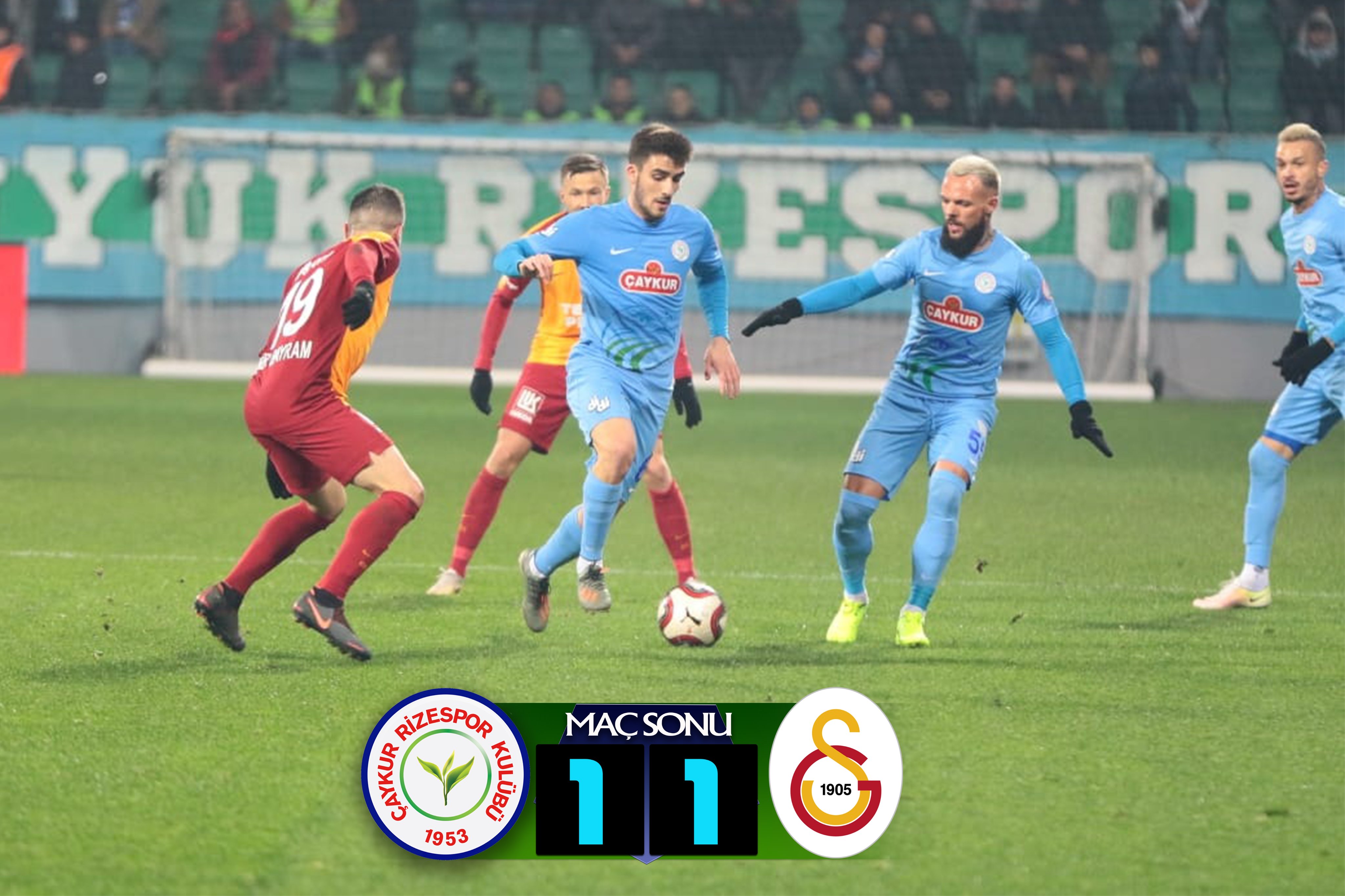 ÇAYKUR RİZESPOR 1-1 GALATASARAY