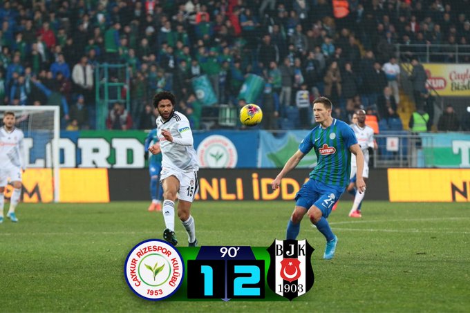 ÇAYKUR RİZESPOR 1-2 BEŞİKTAŞ