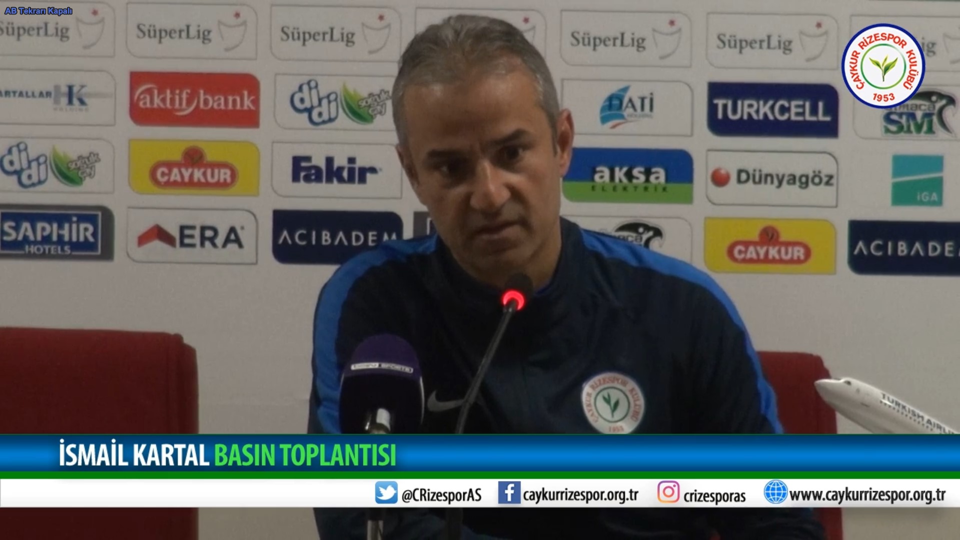 İSMAİL KARTAL BASIN TOPLANTISI