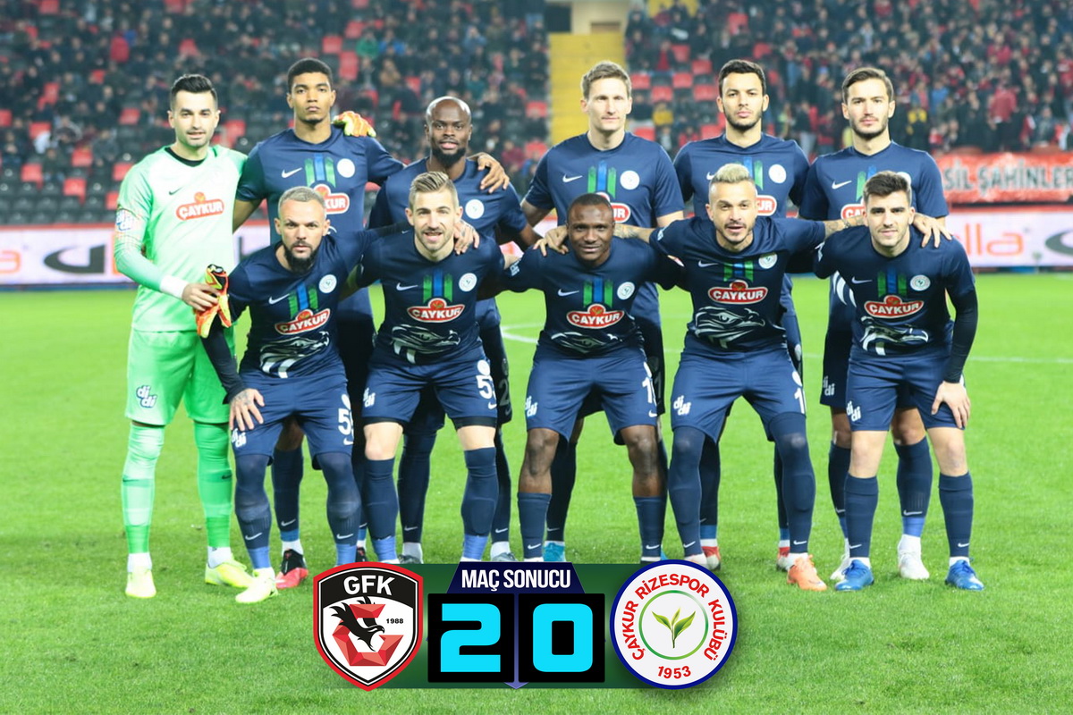 GAZİANTEP FK 2-0 ÇAYKUR RİZESPOR