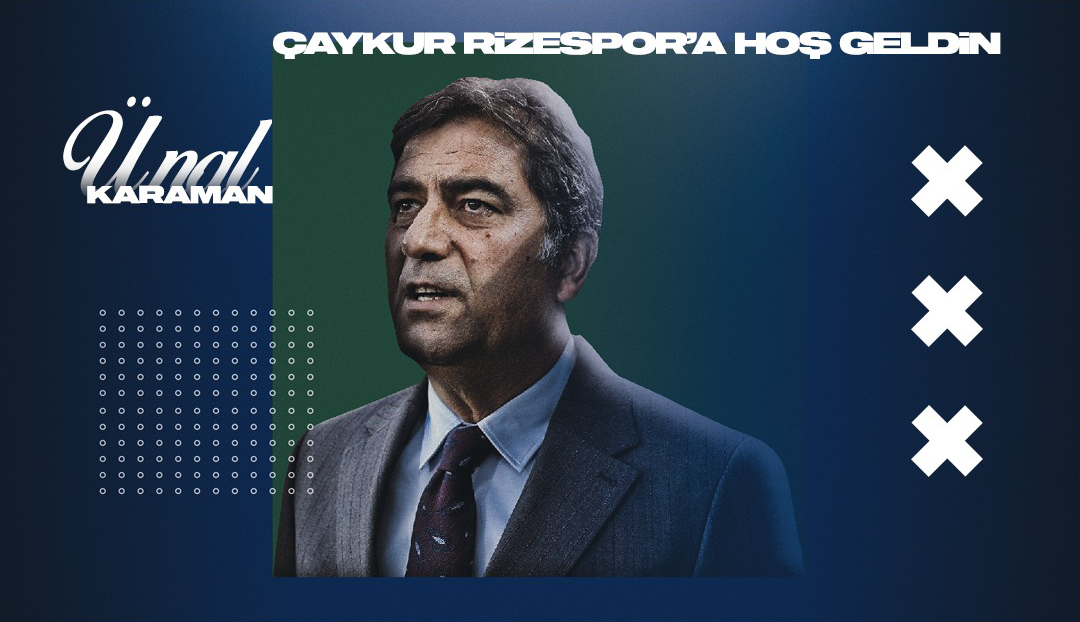 Basın Bülteni | Ünal Karaman Rizespor'umuzda!