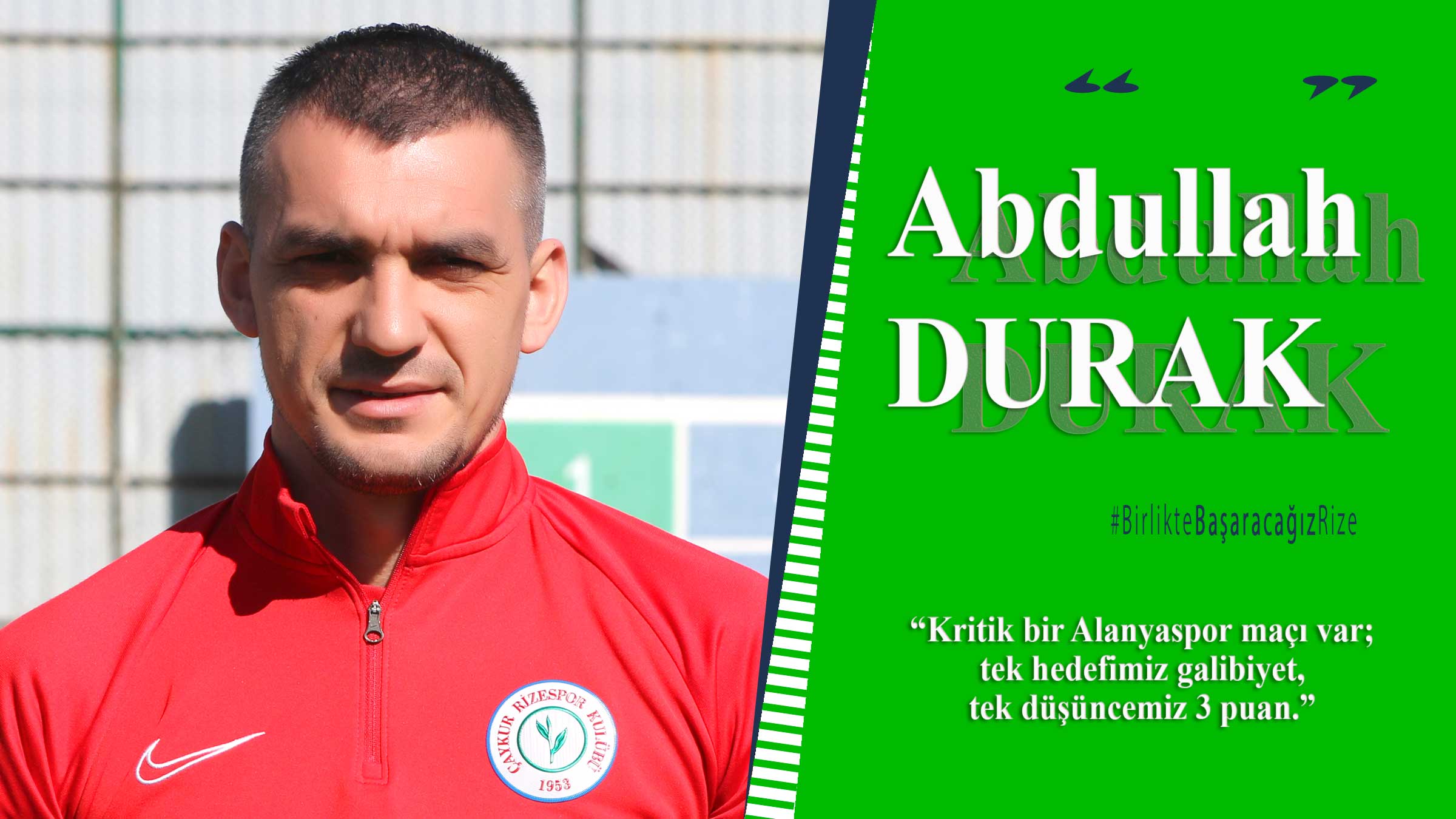 Abdullah Durak, Aytemiz Alanyaspor Maçı Öncesi Basın Mensuplarının Sorularını Yanıtladı