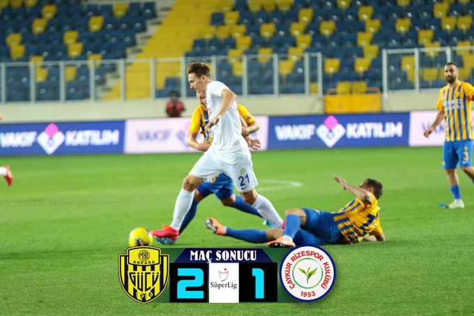 MKE ANKARAGÜCÜ 2-1 ÇAYKUR RİZESPOR